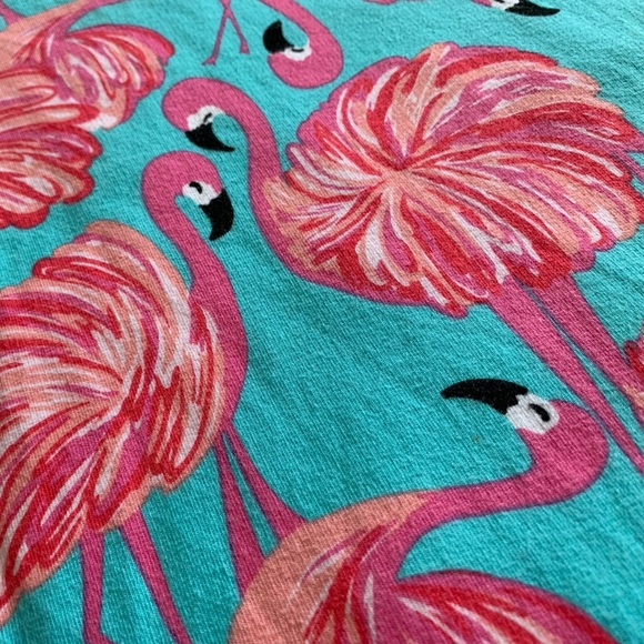 Lilly Pulitzer flamingo Girls Dress L 8/10 - Picture 5 of 6